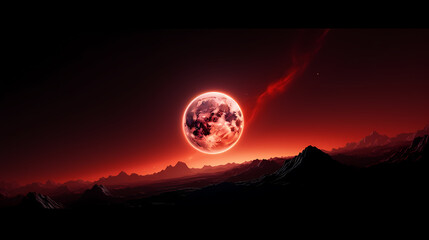 Space galaxy background, 3D illustration of nebulae in the universe