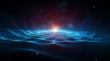 Space galaxy background, 3D illustration of nebulae in the universe