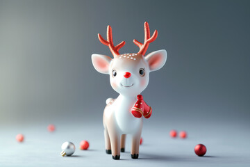 Our 3D Christmas reindeer is the perfect festive touch for greeting cards, gifts, and seasonal celebrations.