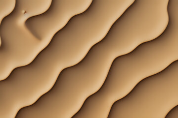 a view of a sand dune. Generative AI
