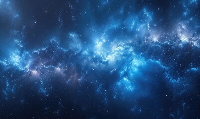 deep space galaxies blue