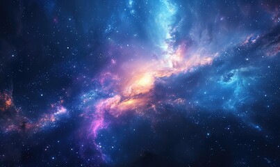 Obraz na płótnie Canvas space sky galaxy stars