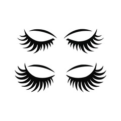 silhouettes Vector collection white background