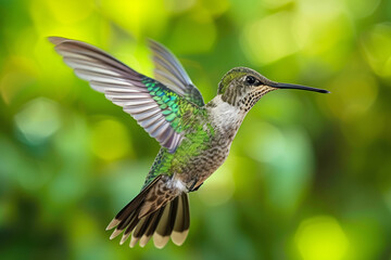 Beautiful Close-up of a hummingbird
