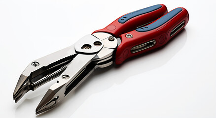 Fototapeta premium Mechanical engineering servicing tools breaker on a white background