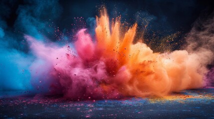 Colorful Blowing Background