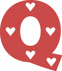 heat uppercase letter q