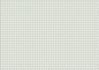 日本の伝統紋様 三崩し、網代、檜垣のシームレスパターン 緑