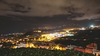 Foto op Canvas View of the city of puerto de la cruz © Bogdan