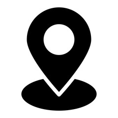 Location pin icon. Map pin place marker. Location icon. Map marker pointer icon set. GPS location symbol collection.