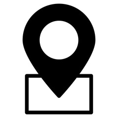 Location pin icon. Map pin place marker. Location icon. Map marker pointer icon set. GPS location symbol collection.