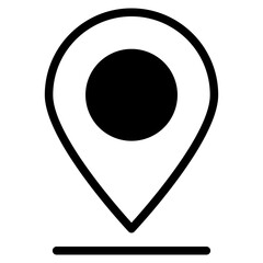 Location pin icon. Map pin place marker. Location icon. Map marker pointer icon set. GPS location symbol collection.