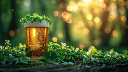 St. Patrick's Day Celebration: People, Beer, Hats, and Irish Spirit
