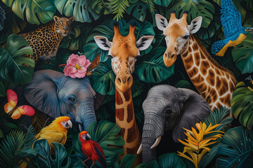 Earth Day or World Wildlife Day concept. Save our planet, protect green nature.