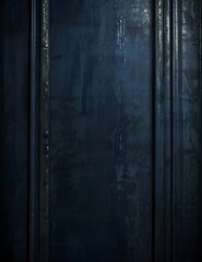 steel metal grunge texture, rustic background, dark blue gray black wallpaper backdrop, horror scary theme concept Generative AI
