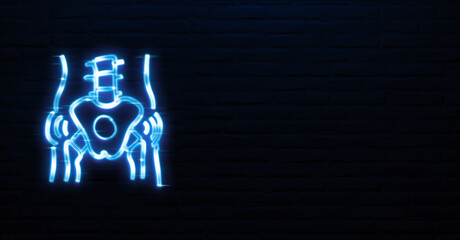  Total Hip Replacement (THR) procedure, both the ball (femoral head) and socket (acetabulum) of the hip joint are replaced with prosthetic components made of metal, ceramic, or plastic materials