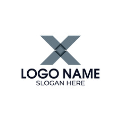 X logo design vector