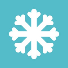 snowflake , snowflake  on blue , logo snowwhite