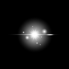 abstract star light flare