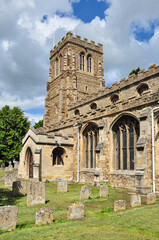 Fototapeta na wymiar St Mary's Church, Eaton Socon, Cambridgeshire, England