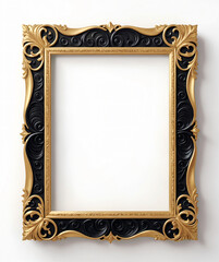 A gold-decorated frame