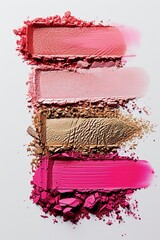Multiple lipsticks of various colors arranged together on a plain white surface.   Lipstick and...