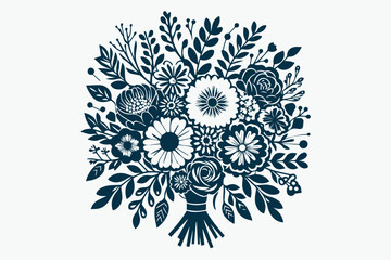 Cricut Flower Bouquet Vector