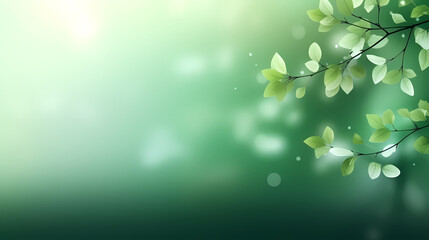 Spring background, green natural rustic background
