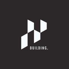 Building logo design element vector idea with creative simple idea