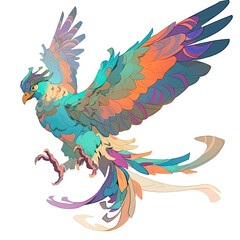 Obraz premium A ababil bird illustration