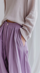 violet pants fashion, ai