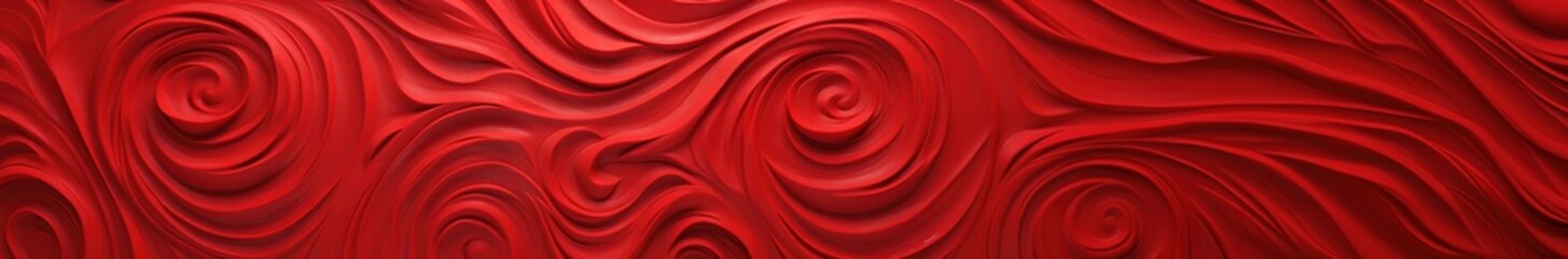 Red swirl pattern paper in the style of subtle ink