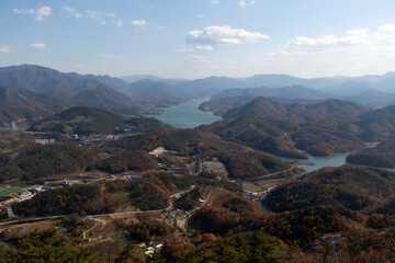 Fototapeta premium view from the mountain