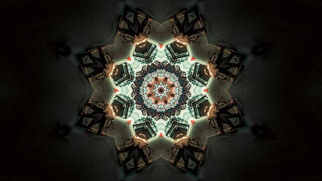 The Artistry of Kaleidoscopic Masterpieces. A Cinematic Voyage Through Abstract Mandalas