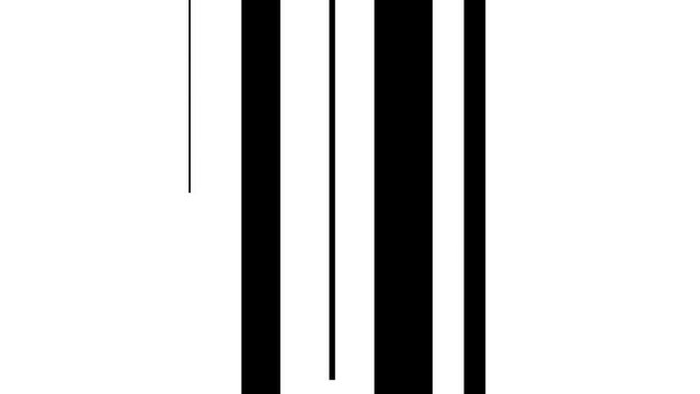 Set of striped transition masks