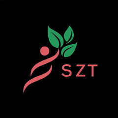 SZT  logo design template vector. SZT Business abstract connection vector logo. SZT icon circle logotype.
