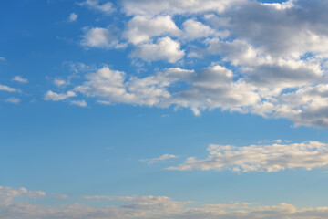 Beautiful morning sky, natural design element 