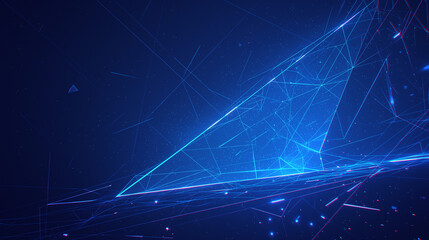 Elegant Golden Ring with Sparkling Stars on Blue Background