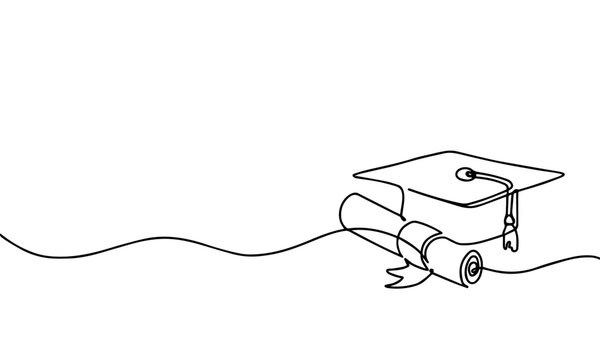 illustration of a graduation academic cap