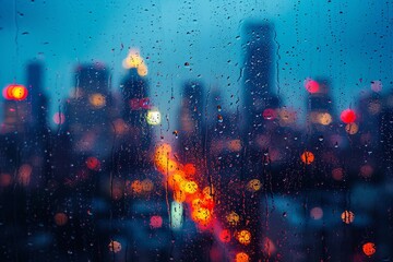 Rainy Cityscape