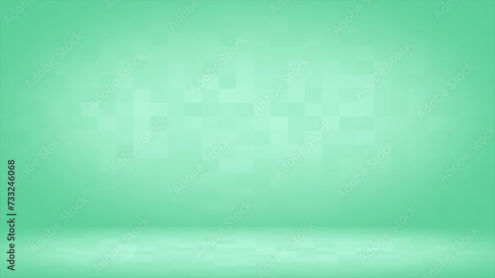 Poster turquoise color simple and classy empty room business background, elegant loop able background