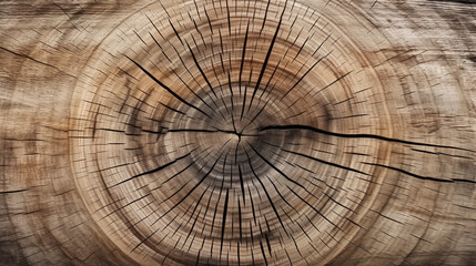 Cross-section texture of wood trunk