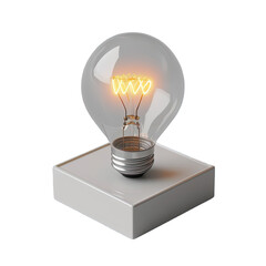 Light Bulb Idea Isolated