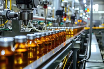 Hightech automation in food production and packaging.