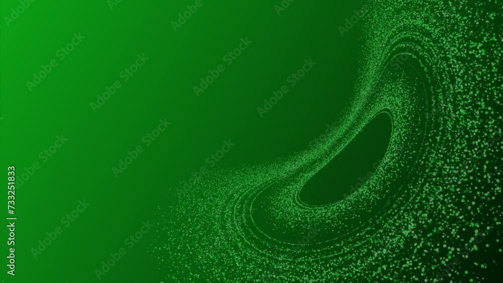 Poster green color glitters elegant abstract pattern background