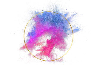 Gold frame square circle rectangle
diamond. Glitter dust splash with luxury frame and  gold lines for banner logo wedding elements postcard. Golden Maternity Rings frame. Digital backdrop Png 