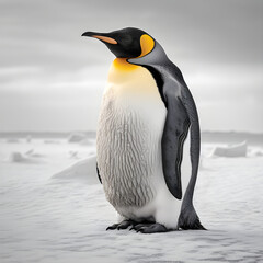 Emperor Penguin: A Majestic Entity in the Vast Icy Wilderness of Antarctica
