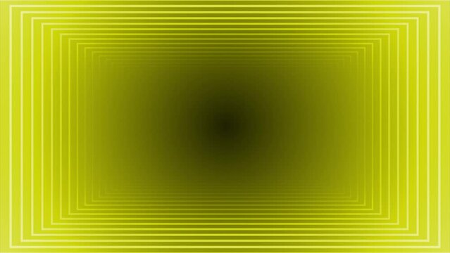 Yellow color parallel lines 3d depth dark background, Yellow lines loop able background