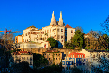 National palace of Sintra in Portugal