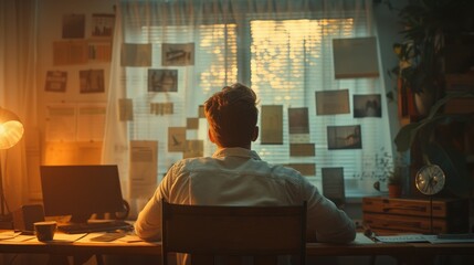 Fototapeta premium Strategic Mindset: Crafting the Path to Success